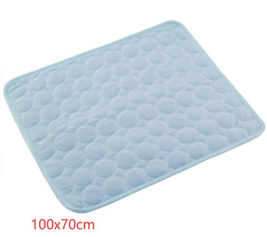 Coussin rafraîchissant en soie glacée pour chien et chat, idéal pour l'été