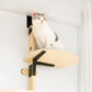 Vertical Door Mounted Cat Shelves