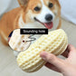 Peanut-Shaped Squeaky Dog Toy