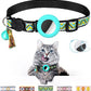 Yellow Green Fabulous Geometric Pattern Cat Collar With Bell