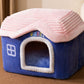 Warm and Durable Pet Shelter with Plush Interior