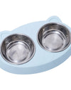 CatEase Double Bowl Feeding Station