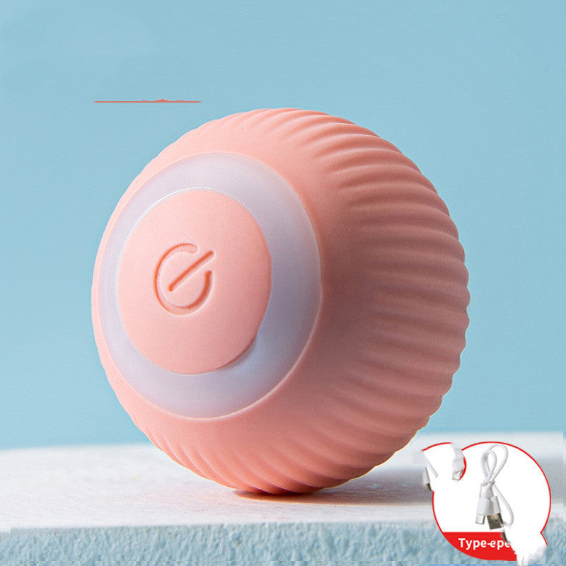 USB Rechargeable Rolling Ball Pet Toy