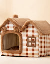 Warm and Durable Pet Shelter with Plush Interior