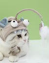 Head-Mounted Cat Toy