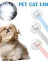 Pet Grooming Brush with Self-Cleaning Feature