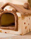 Warm and Durable Pet Shelter with Plush Interior