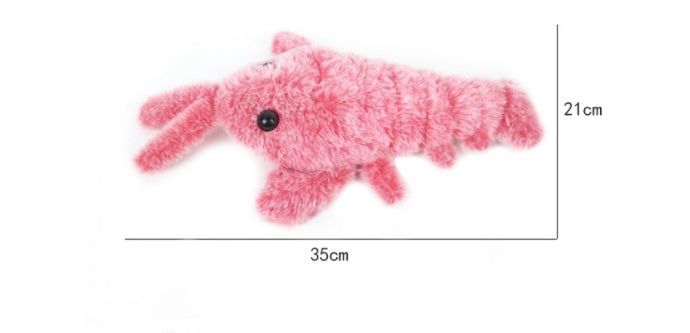 Electric Jumping Shrimp Plush Toy