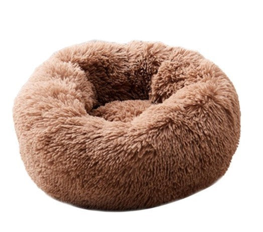 Calming Plush Cat Bed