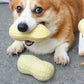 Peanut-Shaped Squeaky Dog Toy