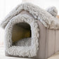 Warm and Durable Pet Shelter with Plush Interior