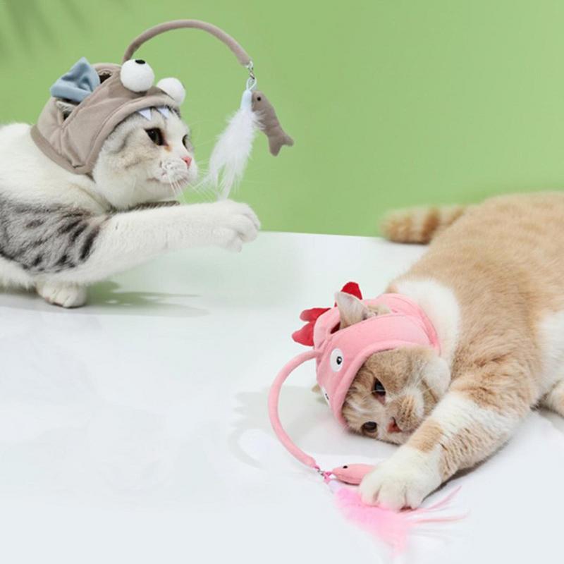 Head-Mounted Cat Toy