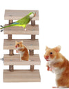 Log Stairs Bird Toy