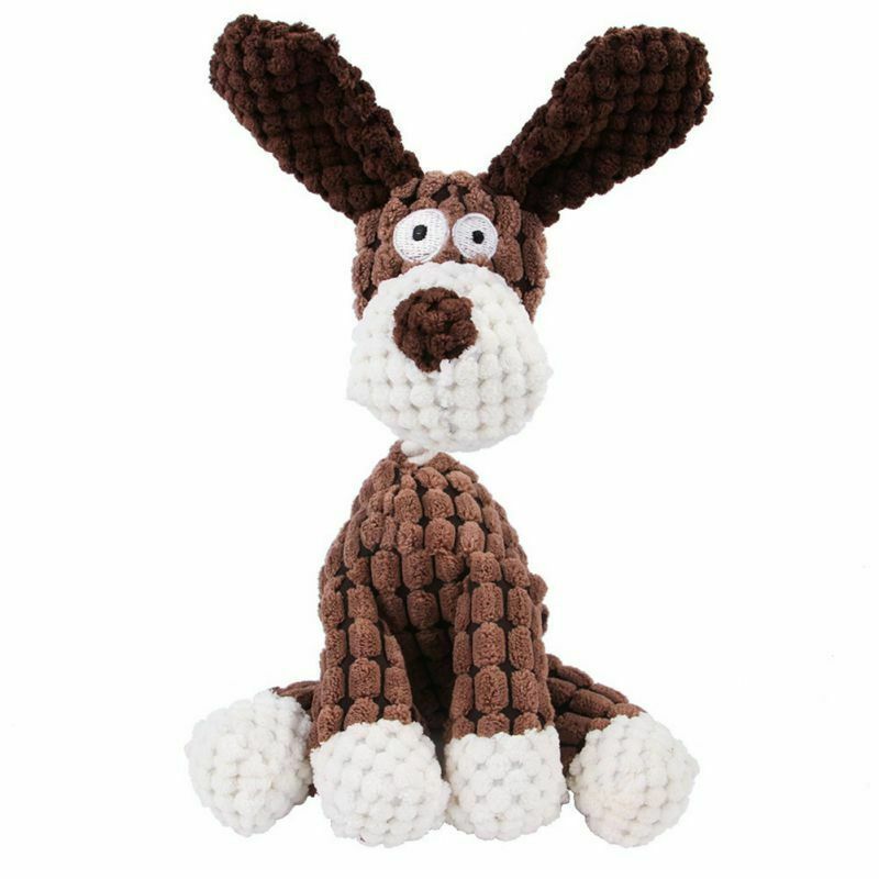 Pawsome Squeaky Donkey Plush Chew Toy