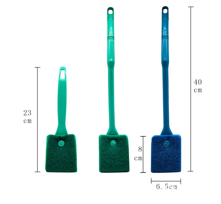 AquaClean Dual-Sided Aquarium Brush