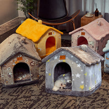 Abri pour animaux de compagnie chaud et durable avec intérieur en peluche