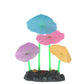 Eco-Friendly Lotus Leaf & Mushroom Aquarium Decoration