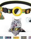 Yellow Fabulous Geometric Pattern Cat Collar With Bell