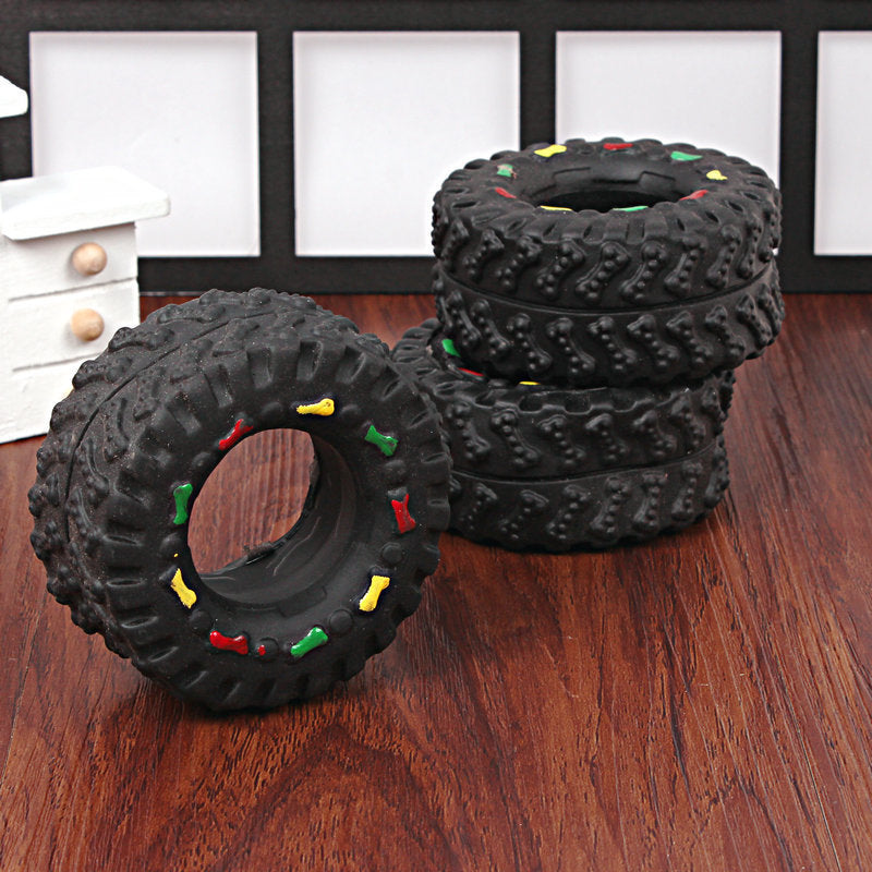 Mini Tire Squeaky Toy