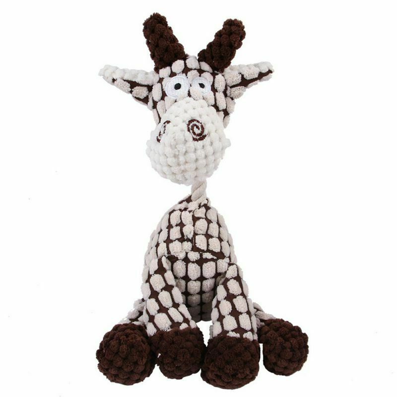 Pawsome Squeaky Donkey Plush Chew Toy