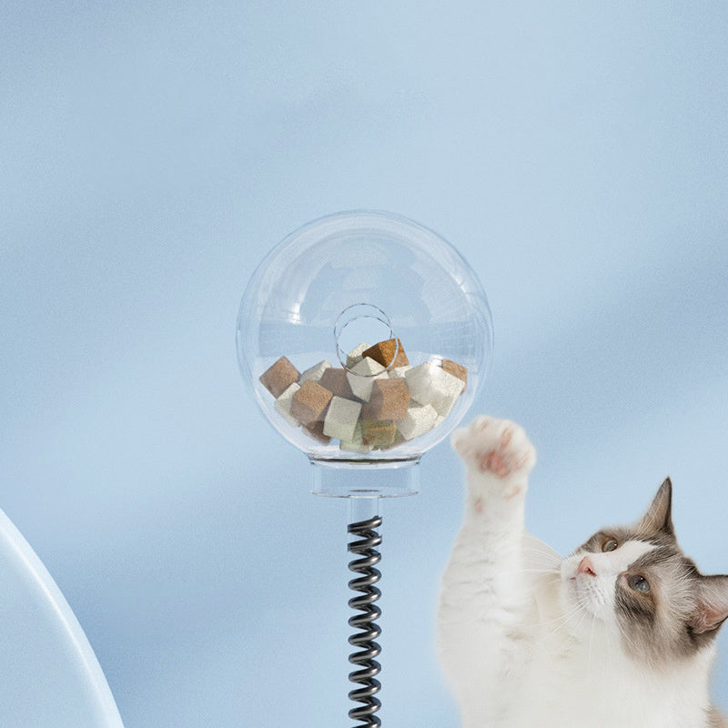 2-in-1 Cat Treat Dispenser Toy