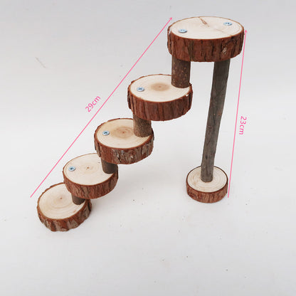 Wooden Spiral Staircase for Hamsters