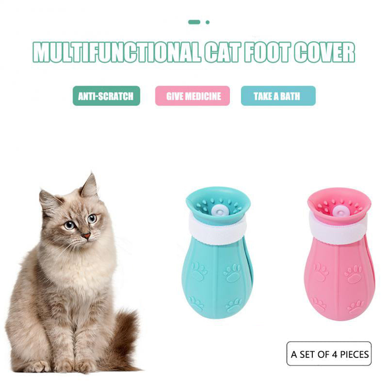 Anti-Scratch Cat Feet Claw Covers