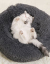 Calming Plush Cat Bed