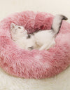 Calming Plush Cat Bed