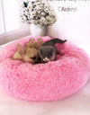 Calming Plush Cat Bed