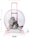 Rolling Pet Carrier on Wheels