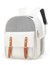 White Convenient Cat Carrier Backpack