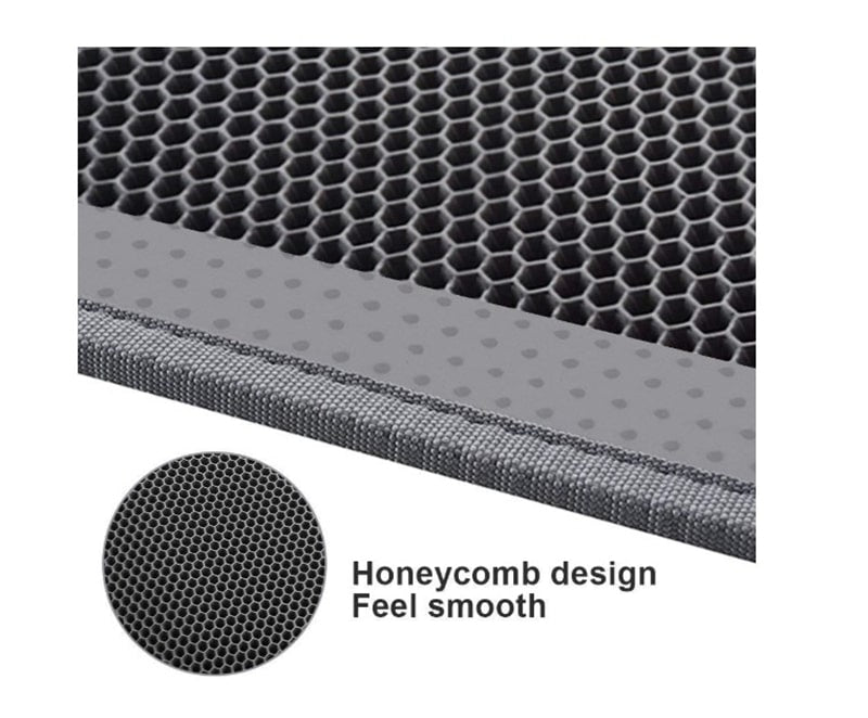 Honeycomb Cat Litter Mat: Leak-Proof Protection