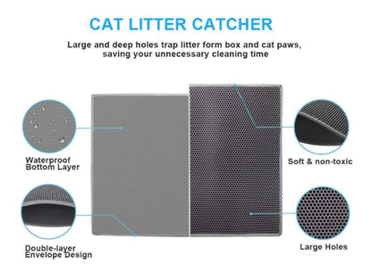 Honeycomb Cat Litter Mat