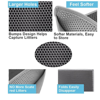 Honeycomb Cat Litter Mat