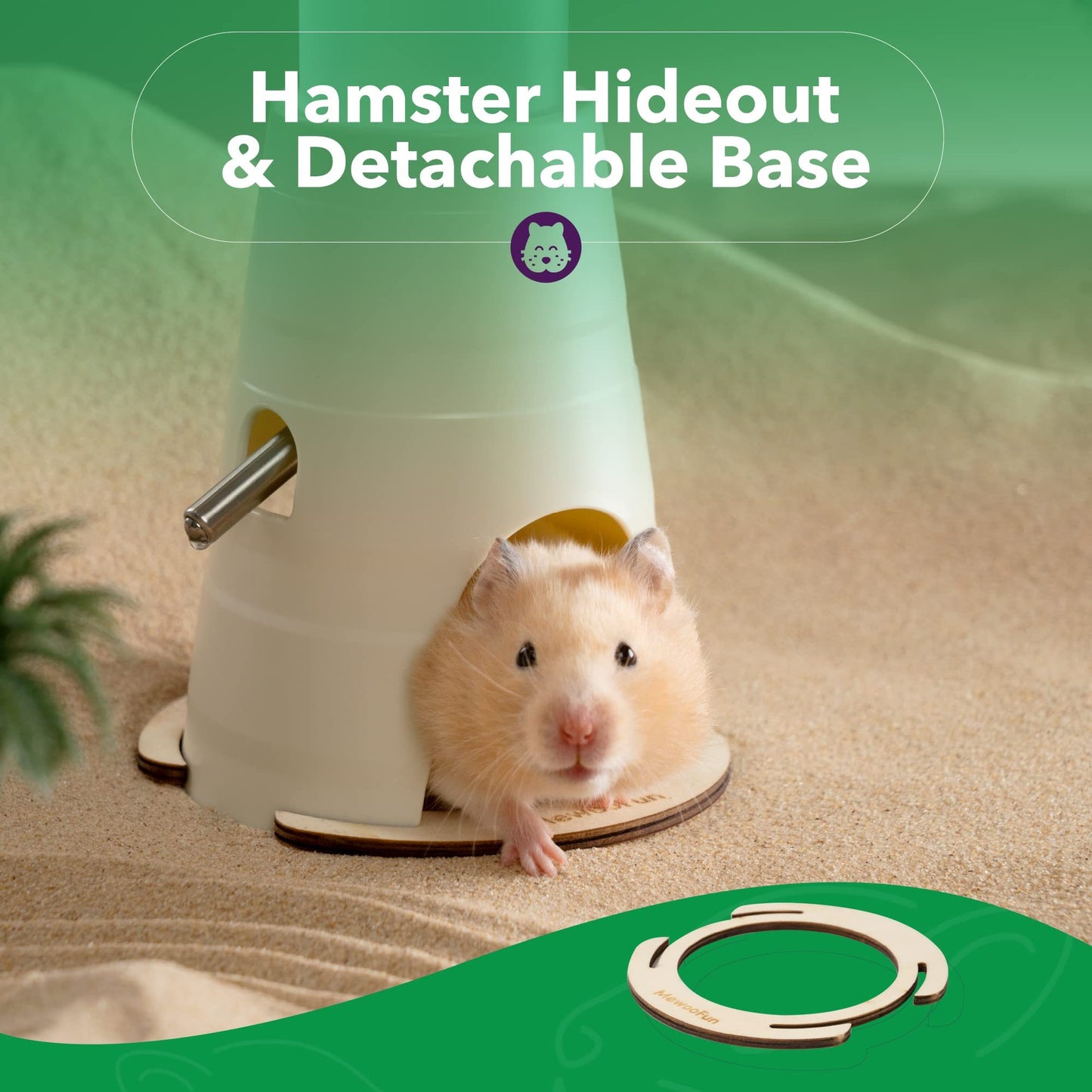 Cozy Hamster Oasis Water Bottle