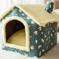 Warm and Durable Pet Shelter with Plush Interior