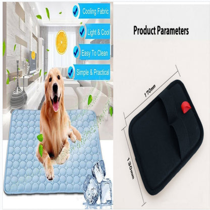 Coussin rafraîchissant en soie glacée pour chien et chat, idéal pour l'été