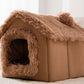 Warm and Durable Pet Shelter with Plush Interior