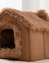 Warm and Durable Pet Shelter with Plush Interior