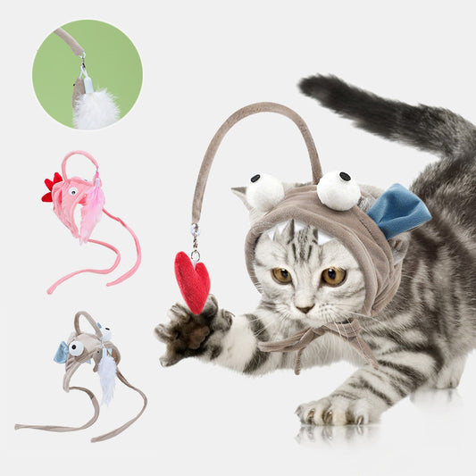 Head-Mounted Cat Toy