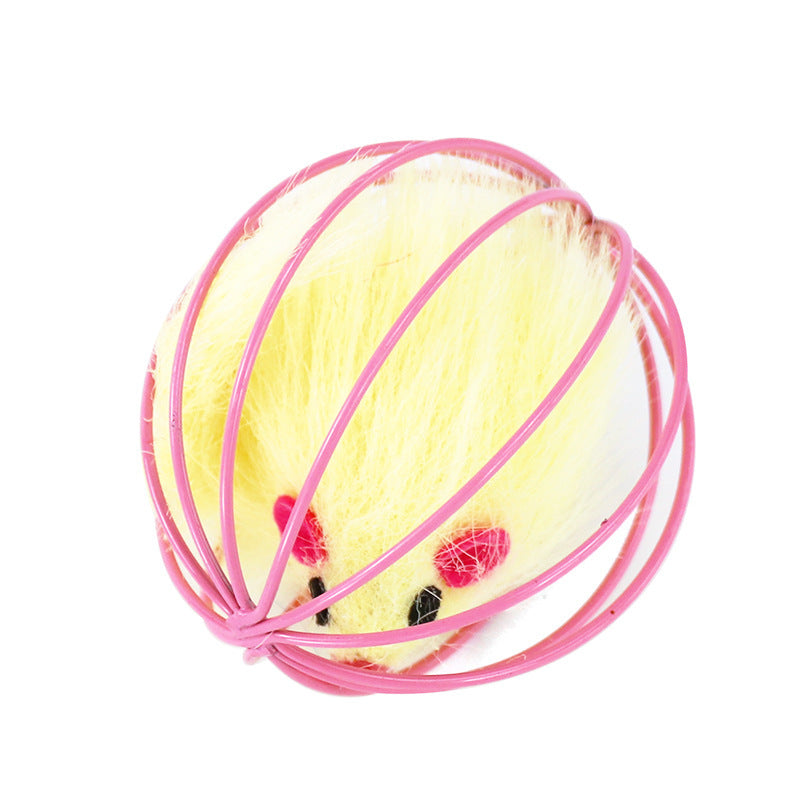 Colorful Cage Mouse Cat Toy