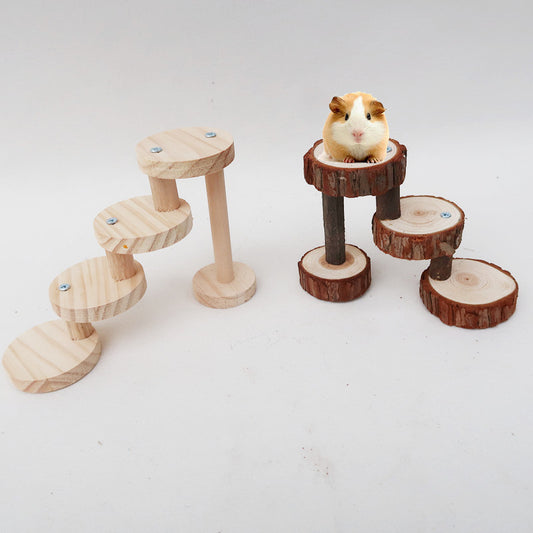 Wooden Spiral Staircase for Hamsters