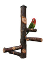 Parrot Bird Wood Stand Pole Toy