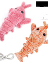 Electric Jumping Shrimp Plush Toy