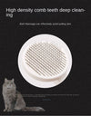 Pet Grooming Brush with Self-Cleaning Feature