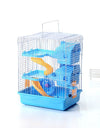 Luxurious Three-storey Hamster Villa Cage: blue