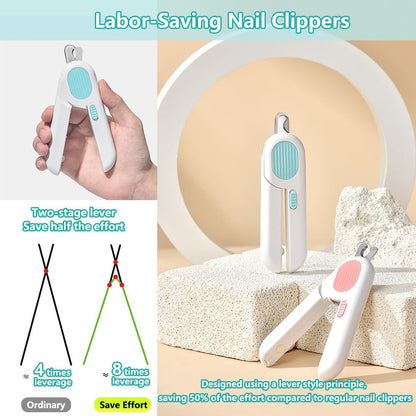 Long-Use LED Dog Clipper