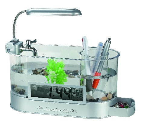 Mini Desktop Aquarium with Pen Holder