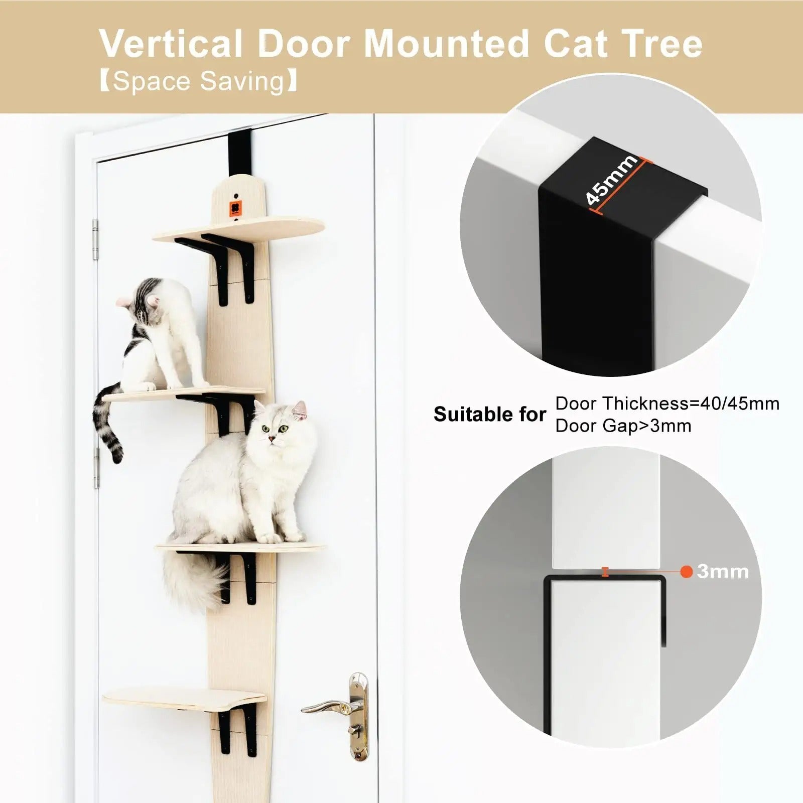 Vertical Cat Door Climber